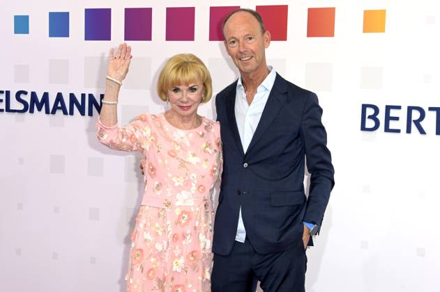 Liz Mohn and Thomas Rabe at the Bertelsmann Party 2023 at the Bertelsmann Representative Office Unter den Linden Berlin, 15 06 2023 Foto:xF.xKernx xFuturexImage