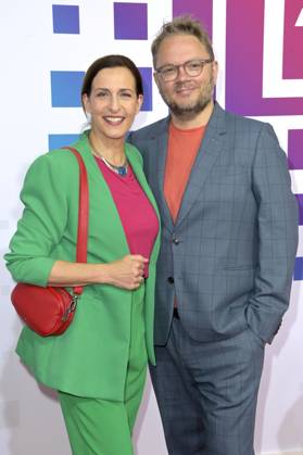 Ulrike Frank with husband Marc Schubring at the Bertelsmann Party 2023 at the Bertelsmann Representative Office Unter den Linden Berlin, 15 06 2023 Foto:xF.xKernx xFuturexImage