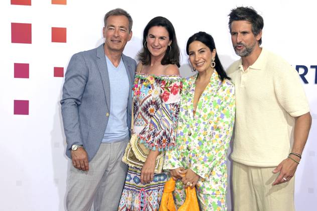 Jan Sosniok, Nadine Sosniok, Chryssanthi Kavazi and Tom Beck at the Bertelsmann Party 2023 at the Bertelsmann Representative Office Unter den Linden Berlin, 15 06 2023 Foto:xF.xKernx xFuturexImage