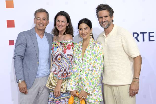 Jan Sosniok, Nadine Sosniok, Chryssanthi Kavazi and Tom Beck at the Bertelsmann Party 2023 at the Bertelsmann Representative Office Unter den Linden Berlin, 15 06 2023 Foto:xF.xKernx xFuturexImage