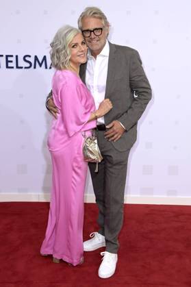 Birgit Schrowange with partner Frank Spothelfer at the Bertelsmann Party 2023 at the Bertelsmann Representative Office Unter den Linden Berlin, 15 06 2023 Foto:xF.xKernx xFuturexImage