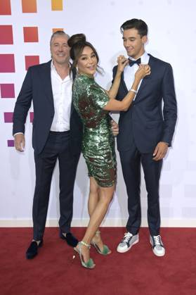 Verona Pooth with husband Franjo Pooth and son San Diego Pooth at the Bertelsmann Party 2023 at the Bertelsmann Representative Office Unter den Linden Berlin, 15 06 2023 Foto:xF.xKernx xFuturexImage