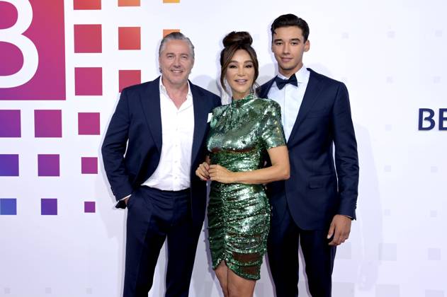 Verona Pooth with husband Franjo Pooth and son San Diego Pooth at the Bertelsmann Party 2023 at the Bertelsmann Representative Office Unter den Linden Berlin, 15 06 2023 Foto:xF.xKernx xFuturexImage