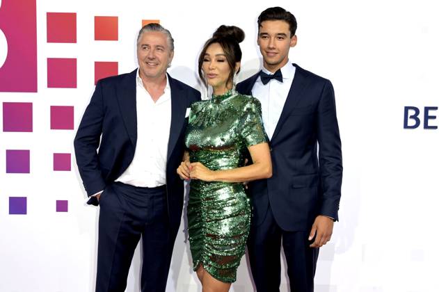 Verona Pooth with husband Franjo Pooth and son San Diego Pooth at the Bertelsmann Party 2023 at the Bertelsmann Representative Office Unter den Linden Berlin, 15 06 2023 Foto:xF.xKernx xFuturexImage