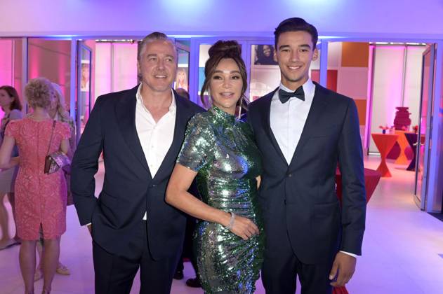 Verona Pooth with husband Franjo Pooth and son San Diego Pooth at the Bertelsmann Party 2023 at the Bertelsmann Representative Office Unter den Linden Berlin, 15 06 2023 Foto:xF.xKernx xFuturexImage