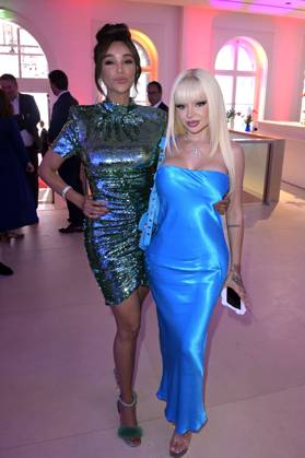 Verona Pooth and Katja Krasavice at the Bertelsmann Party 2023 at the Bertelsmann Representative Office Unter den Linden Berlin, 15 06 2023 Foto:xF.xKernx xFuturexImage