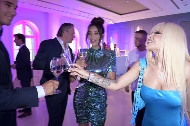 San Diego Pooth, Franjo Pooth, Verona Pooth and Katja Krasavice at the Bertelsmann Party 2023 at the Bertelsmann Representative Office Unter den Linden Berlin, 15 06 2023 Foto:xF.xKernx xFuturexImage