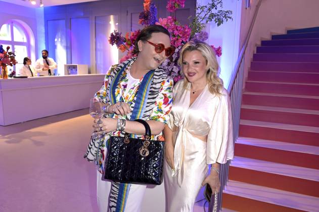 Julian F M Stoeckel and Evelyn Burdecki at the Bertelsmann Party 2023 at the Bertelsmann Representative Office Unter den Linden Berlin, 15 06 2023 Foto:xF.xKernx xFuturexImage