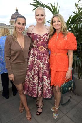 Charlotte Würdig, Franziska Knuppe and Frauke Ludowig at the Bertelsmann Party 2023 at the Bertelsmann Representative Office Unter den Linden Berlin, 15 06 2023 Foto:xF.xKernx xFuturexImage