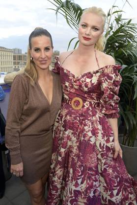 Charlotte Würdig and Franziska Knuppe at the Bertelsmann Party 2023 at the Bertelsmann Representative Office Unter den Linden Berlin, 15 06 2023 Foto:xF.xKernx xFuturexImage