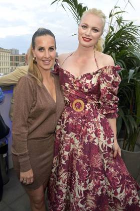 Charlotte Würdig and Franziska Knuppe at the Bertelsmann Party 2023 at the Bertelsmann Representative Office Unter den Linden Berlin, 15 06 2023 Foto:xF.xKernx xFuturexImage