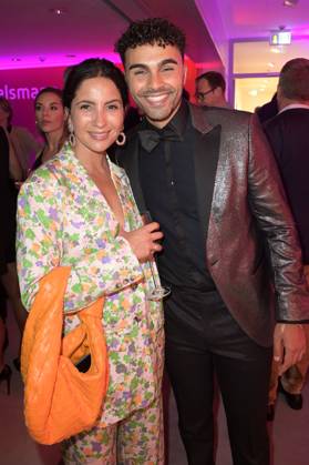 Chryssanthi Kavazi and Younes Zarou at the Bertelsmann Party 2023 at the Bertelsmann Representative Office Unter den Linden Berlin, 15 06 2023 Foto:xF.xKernx xFuturexImage