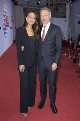 Christian Lindner with wife Franca Lehfeldt at the Bertelsmann Party 2023 at the Bertelsmann Representative Office Unter den Linden Berlin, 15 06 2023 Foto:xF.xKernx xFuturexImage