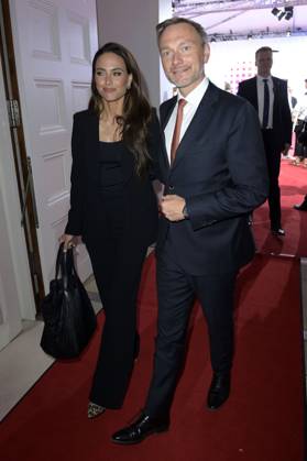 Christian Lindner with wife Franca Lehfeldt at the Bertelsmann Party 2023 at the Bertelsmann Representative Office Unter den Linden Berlin, 15 06 2023 Foto:xF.xKernx xFuturexImage