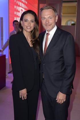 Christian Lindner with wife Franca Lehfeldt at the Bertelsmann Party 2023 at the Bertelsmann Representative Office Unter den Linden Berlin, 15 06 2023 Foto:xF.xKernx xFuturexImage