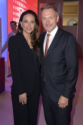 Christian Lindner with wife Franca Lehfeldt at the Bertelsmann Party 2023 at the Bertelsmann Representative Office Unter den Linden Berlin, 15 06 2023 Foto:xF.xKernx xFuturexImage
