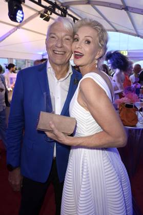 Jo Groebel with wife Grit Weiss at the Bertelsmann Party 2023 at the Bertelsmann Representative Office Unter den Linden Berlin, 15 06 2023 Foto:xF.xKernx xFuturexImage