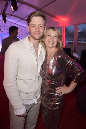 Timur Bartels and Tina Ruland at the Bertelsmann Party 2023 at the Bertelsmann Representative Office Unter den Linden Berlin, 15 06 2023 Foto:xF.xKernx xFuturexImage