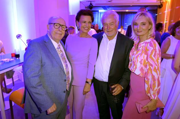 Reiner Calmund, Sylvia Calmund, Wolfgang Kubicki and Annette Marberth Kubicki at the Bertelsmann Party 2023 at the Bertelsmann Representative Office Unter den Linden Berlin, 15 06 2023 Foto:xF.xKernx xFuturexImage