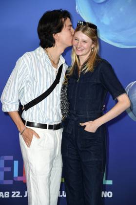 Trixi Giese with husband Samy Neo at the German premiere of ELEMENTAL at the cinema in the Kulturbrauerei on 18 06 2023