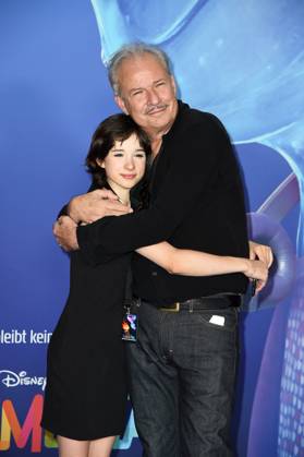 Leander Haussmann with daughter Edwina Eddi Kuhl at the German premiere of ELEMENTAL at the cinema in the Kulturbrauerei on 18 06 2023