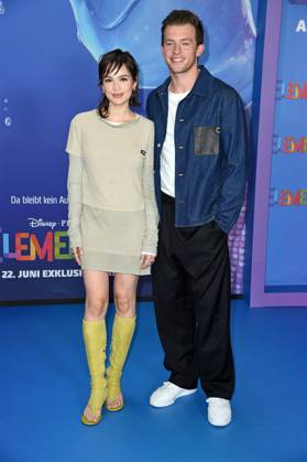 Emilia Schüle, Jannis Niewoehner at the German premiere of ELEMENTAL at the cinema in the Kulturbrauerei on 18 06 2023