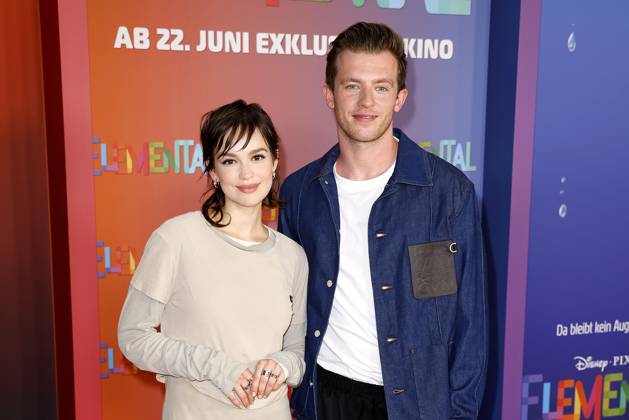 Emilia Schuele and Jannis Niewoehner at the Elemental Disney cinema premiere on 18 06 2023 in Berlin Disneys Elemental movie premiere in Berlin