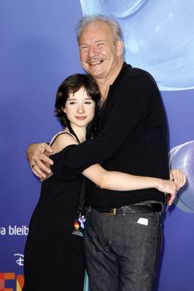 Leander Haußmann and his daughter Edwina Kuhl at the Elemental Disney cinema premiere on 18 06 2023 in Berlin Disneys Elemental movie premiere in Berlin