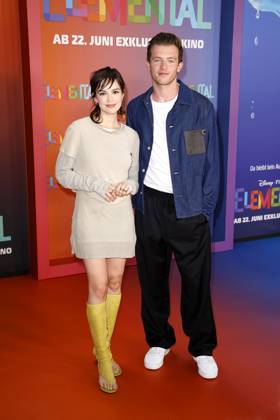 Emilia Schuele and Jannis Niewoehner at the Elemental Disney cinema premiere on 18 06 2023 in Berlin Disneys Elemental movie premiere in Berlin