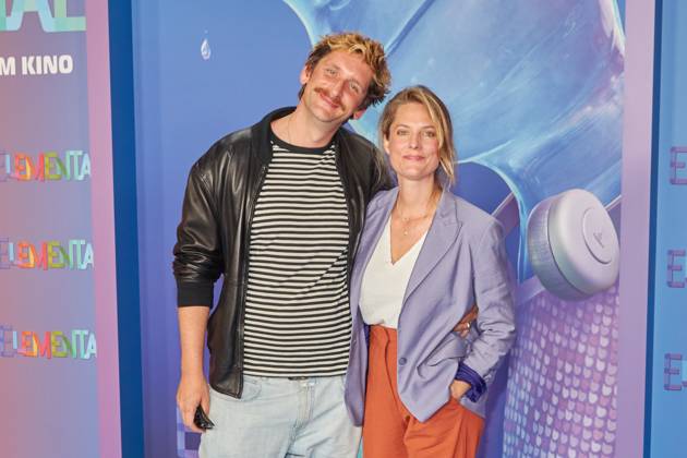 Sebastian Schwarz and Marie Burchard German premiere of ELEMENTAL at the cinema of the Kulturbrauerei in Berlin on 18 06 2023 German premiere ELEMENTAL
