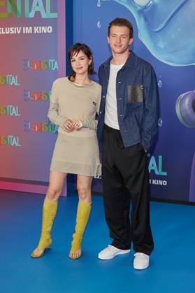Emilia Schuele and Jannis Niewoehner German premiere of ELEMENTAL at the cinema of the Kulturbrauerei in Berlin on 18 06 2023 German premiere ELEMENTAL