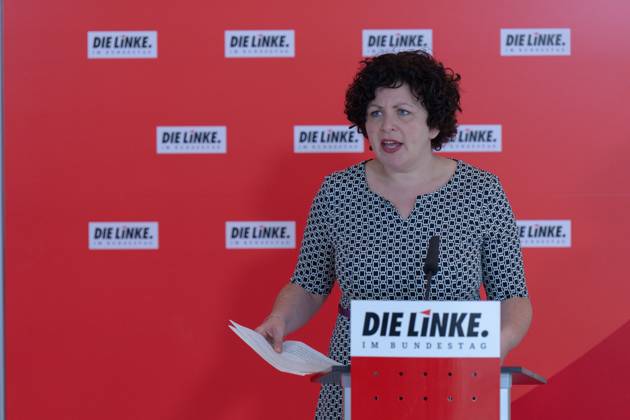 Press Statement, The Left Party in the Bundestag, Amira Mohamed Ali Parliamentary Group Meeting The Left Party, Press Statement, Chairwoman Amira Mohamed Ali, 20 6 2023 Berlin Berlin GER