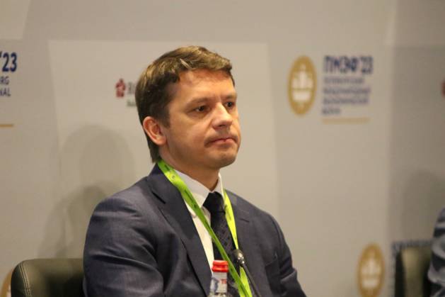 Igor Drozdov, Chairman of the Board, Skolkovo Foundation, attends a session on Integration in the Name of Development: Practical Aspects of Cooperation Under the SCO in the framework of the St. Petersburg International Economic Forum 2023 (SPIEF 2023). MaksimxKonstantinov