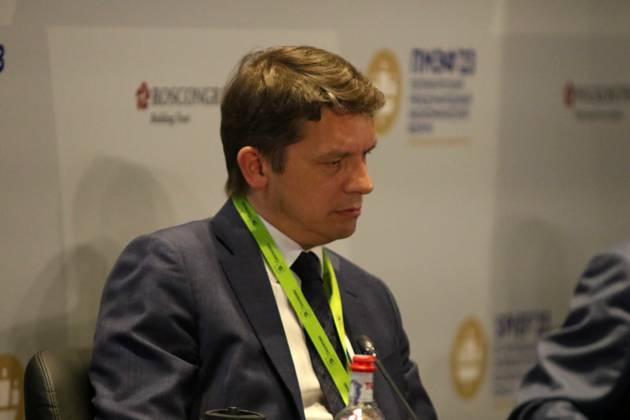 Igor Drozdov, Chairman of the Board, Skolkovo Foundation, attends a session on Integration in the Name of Development: Practical Aspects of Cooperation Under the SCO in the framework of the St. Petersburg International Economic Forum 2023 (SPIEF 2023). MaksimxKonstantinov