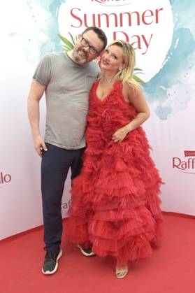 Evelyn Burdecki with brother Thomas Burdecki at Raffaello Summer Day 2023 at the Königliche Porzellan Manufaktur Berlin, 21 06 2023 Foto:xF.xKernx xFuturexImage