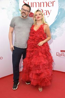 Evelyn Burdecki with brother Thomas Burdecki at Raffaello Summer Day 2023 at the Königliche Porzellan Manufaktur Berlin, 21 06 2023 Foto:xF.xKernx xFuturexImage