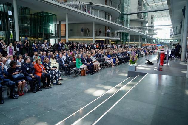 Ceremony for the Day of Peacekeeping 2023 in the Bundestag Impressions of the ceremony for the Day of Peacekeeping for the honor of German personnel in international peace operations in the Paul Loebe House of the Bundestag, Berlin , 22 06 2023 Berlin Berlin Germany