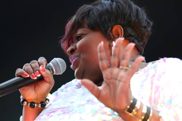 The Weather Girls singer Dynelle Rhodes performance at the Parkbühne Wuhlheide on 24 06 2023 at the Berlin Radio Open Air in Berlin Copyright: xmix1x