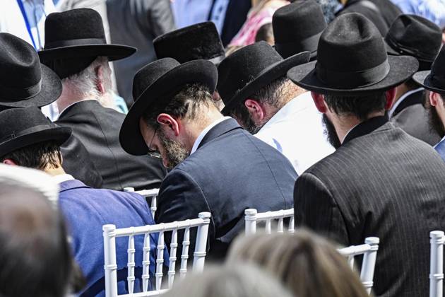 <p>Eröffnungsfeier Pears Jüdischer Campus (PJC) Mit Berlins Regierendem Bürgermeister Kai Wegner, dem israelischen Botschafter Ron Prosor, dem Präsidenten des Zentralrates der Juden und Kuratoriumsmitglied der Stiftung Jüdischer Campus, Josef Schuster., fotografiert am 25. Juni 2023 in Berlin. Deutschland Berlin Berlin Copyright: MaurizioxGambarini