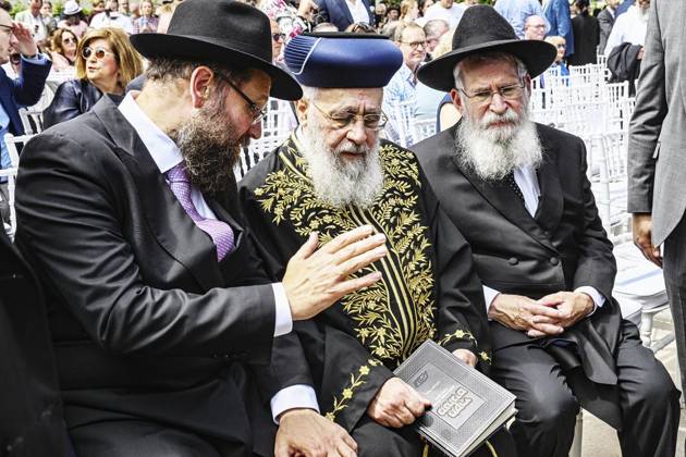 <p>Eröffnungsfeier Pears Jüdischer Campus (PJC) Mit Berlins Regierendem Bürgermeister Kai Wegner, dem israelischen Botschafter Ron Prosor, dem Präsidenten des Zentralrates der Juden und Kuratoriumsmitglied der Stiftung Jüdischer Campus, Josef Schuster., fotografiert am 25. Juni 2023 in Berlin. Deutschland Berlin Berlin Copyright: MaurizioxGambarini