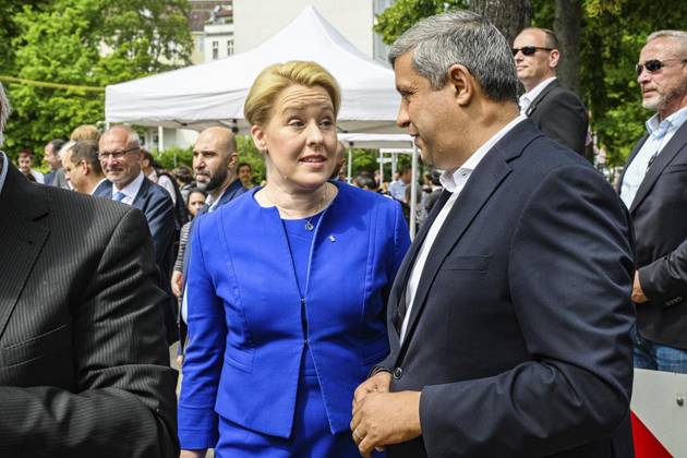 <p>Eröffnungsfeier Pears Jüdischer Campus (PJC) Mit Berlins Regierendem Bürgermeister Kai Wegner, dem israelischen Botschafter Ron Prosor, dem Präsidenten des Zentralrates der Juden und Kuratoriumsmitglied der Stiftung Jüdischer Campus, Josef Schuster., fotografiert am 25. Juni 2023 in Berlin. Deutschland Berlin Berlin Copyright: MaurizioxGambarini