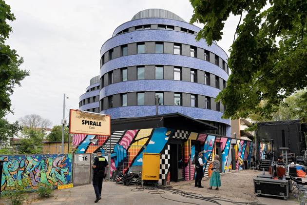 25 06 2023,Opening Pears Jewish Campus on Westfälische Strasse in the Wilmersdorf district The campus is the largest Jewish building project in Germany to date and the first Jewish campu