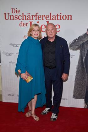 Caroline Peters and Burghart Klaußner Premiere of DIE UNSCHAERFERELATION DER LIEBE at the Delphi Filmpalast in Berlin on 28 06 2023 Premiere Die Unschärferelation der Liebe