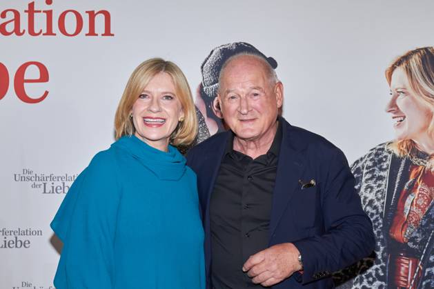 Caroline Peters and Burghart Klaußner Premiere of DIE UNSCHAERFERELATION DER LIEBE at the Delphi Filmpalast in Berlin on 28 06 2023 Premiere Die Unschärferelation der Liebe
