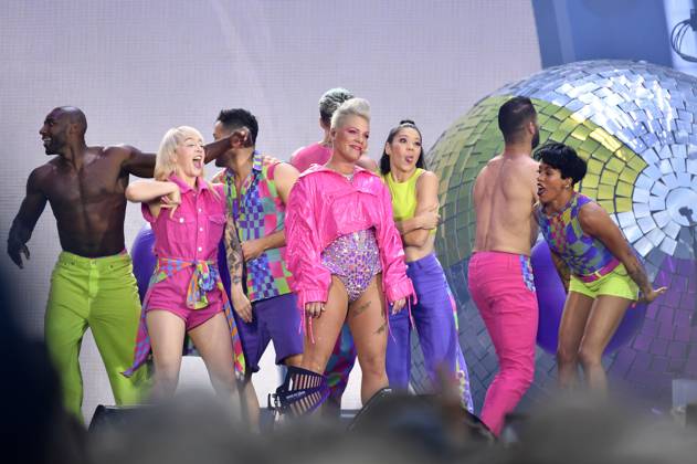 Pink live at a concert of her Summer Carnival Tour at Olympiastadion Berlin, 28 06 2023 Foto:xN.xKubelkax xFuturexImage