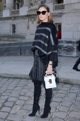 PFW Elie Saab Arrivals Olivia Palermo attending the Elie Saab show as part of the Paris Fashion Week Womenswear Fall Winter 2018 2019 in Paris, France on March 03, 2018. Photo by Aurore Marechal ABACAPRESS.COM Paris France  Copyright: xMarechalxAurore ABACAx 628048_002 MarechalxAurore ABACAx 628048_002