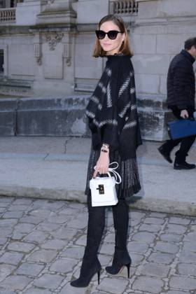 PFW Elie Saab Arrivals Olivia Palermo attending the Elie Saab show as part of the Paris Fashion Week Womenswear Fall Winter 2018 2019 in Paris, France on March 03, 2018. Photo by Aurore Marechal ABACAPRESS.COM Paris France  Copyright: xMarechalxAurore ABACAx 628048_003 MarechalxAurore ABACAx 628048_003