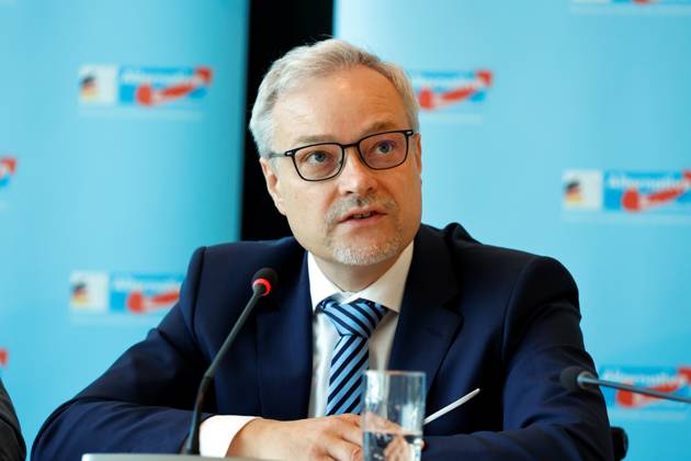 Marc Bernhard, AfD, Germany, Berlin, Reichstag, AfD session weekly press briefing