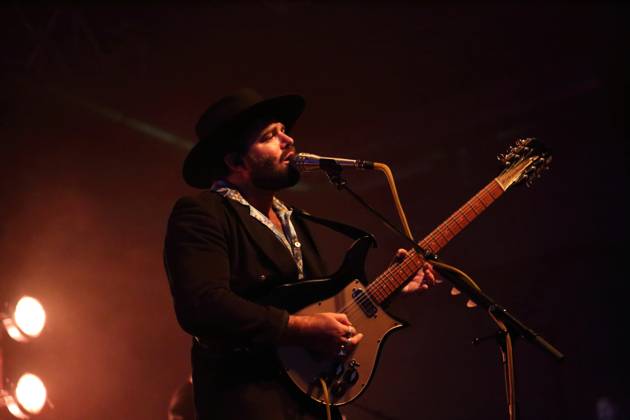 Angus Stone of the band Dope Lemon at a concert at Huxleys Neue Welt in Berlin, 5 July 2023 Dope Lemon concert Berlin