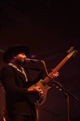 Angus Stone of the band Dope Lemon at a concert at Huxleys Neue Welt in Berlin, 5 July 2023 Dope Lemon concert Berlin